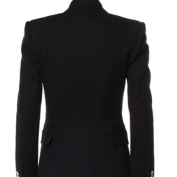 Balmain Black Blazer with Gold Buttons Size 36 - Picture 2 of 9